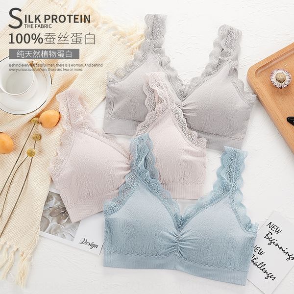 xh6qx thailand latex sports underwear modier cotton vest without steel ring summer thailand latex underwear sports lace underwearl, White
xh6qx thailand latex sports underwear modier cotton vest without steel ring summer thailand latex underwear sports lace underwearl, White