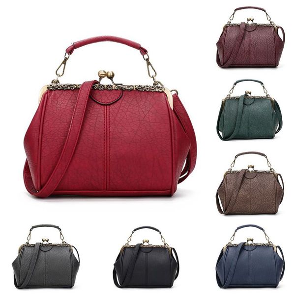 женщины pu кожаный кошелек ретро моды top handle сумки поцелуй замок crossbody сумка для дам
женщины pu кожаный кошелек ретро моды top handle сумки поцелуй замок crossbody сумка для дам