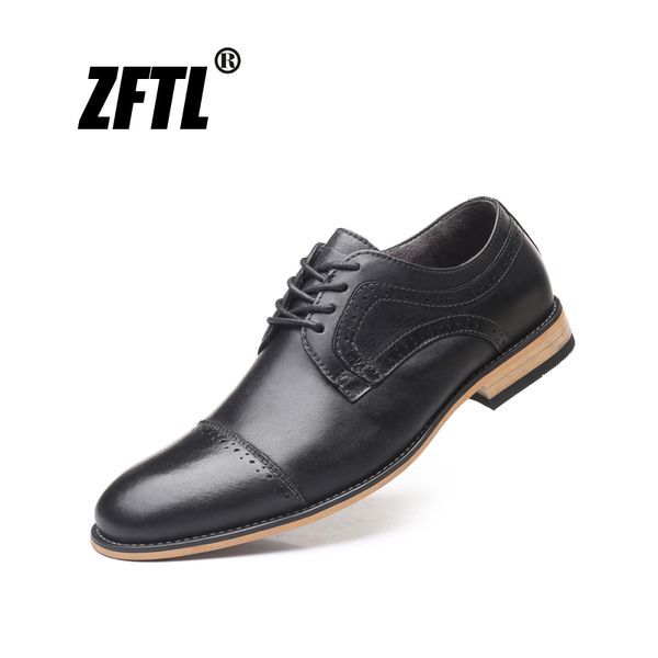 zftl new men dress shoes business shoes man formal big size handmade male genuine leather lace-up 42, Black
zftl new men dress shoes business shoes man formal big size handmade male genuine leather lace-up 42, Black