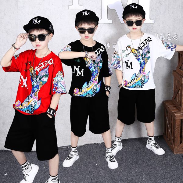 2020 style cotton t-shirt +pants sets for teenager boys character fish printing fashion casual sportswear summer clothing, White
2020 style cotton t-shirt +pants sets for teenager boys character fish printing fashion casual sportswear summer clothing, White