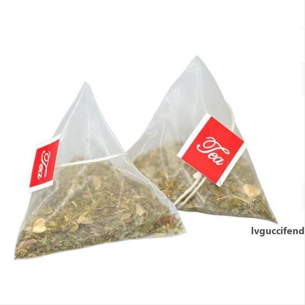 6.5*8cm empty disposable teabags with label string pyramid nylon filters herb tea infuser strainers for loose tea iia22
6.5*8cm empty disposable teabags with label string pyramid nylon filters herb tea infuser strainers for loose tea iia22