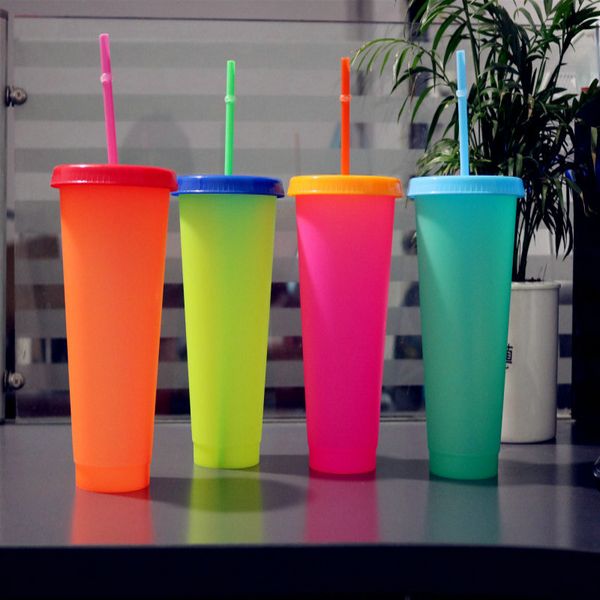 colorful 700ml temperature changing cup plastic insulated drinking tumbler with lids and straws magic coffee mug water bottle dhl
colorful 700ml temperature changing cup plastic insulated drinking tumbler with lids and straws magic coffee mug water bottle dhl
