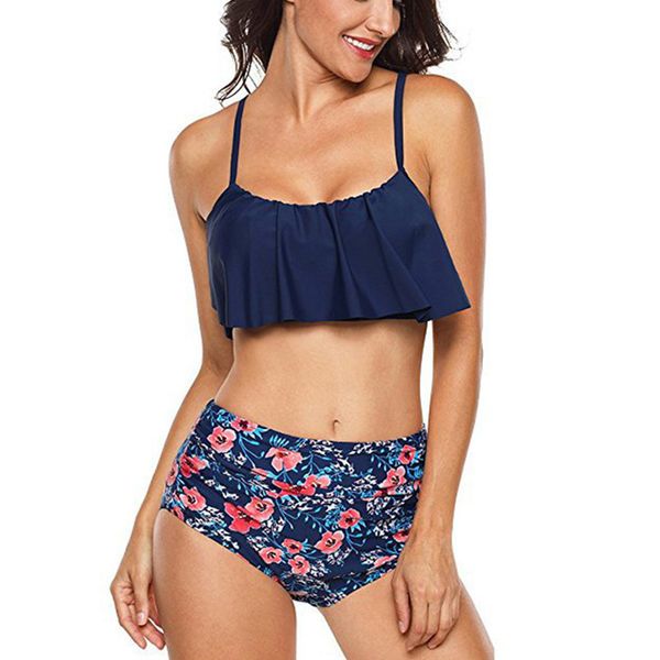 high waist bikini ruffle women swim bathing suit off shoulder swimwear push up swimsuit green white beachwear bikinis 2020, White;black 
high waist bikini ruffle women swim bathing suit off shoulder swimwear push up swimsuit green white beachwear bikinis 2020, White;black