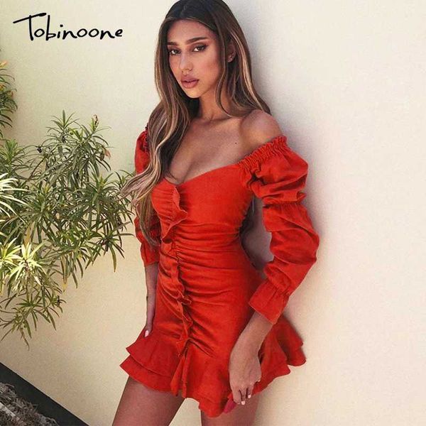 tobinoone summer slash neck vintage dress off shoulder ruffles dress women long sleeve retro short party dresses vestidos, Black;gray
tobinoone summer slash neck vintage dress off shoulder ruffles dress women long sleeve retro short party dresses vestidos, Black;gray