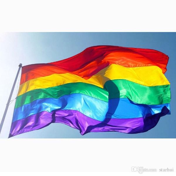 3x5ft 90x150cm радужные флаги и баннеры лесбийской gay pride lgbt flag полиэстер красочный флаг для украшения wx9-216
3x5ft 90x150cm радужные флаги и баннеры лесбийской gay pride lgbt flag полиэстер красочный флаг для украшения wx9-216