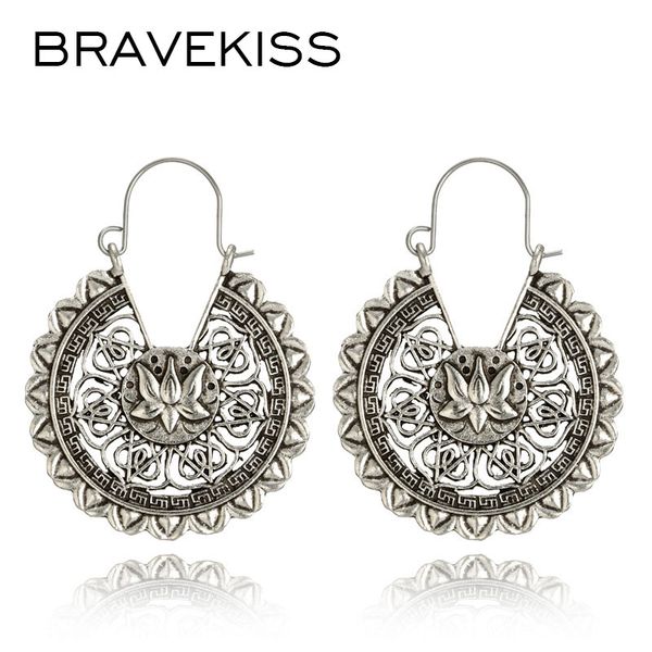 bravekiss vintage lotus flower round hoop earrings for women ethnic sliver color boho earrings 2020 fashion jewelry bpe1429, Golden
bravekiss vintage lotus flower round hoop earrings for women ethnic sliver color boho earrings 2020 fashion jewelry bpe1429, Golden