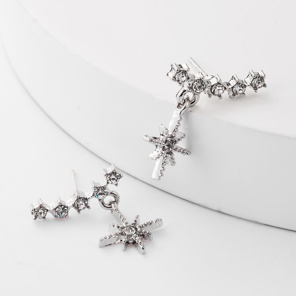 fashion small fresh rhinestone diamond star earrings korean earrings female personality all-match sweet delicate earrings, Golden
fashion small fresh rhinestone diamond star earrings korean earrings female personality all-match sweet delicate earrings, Golden