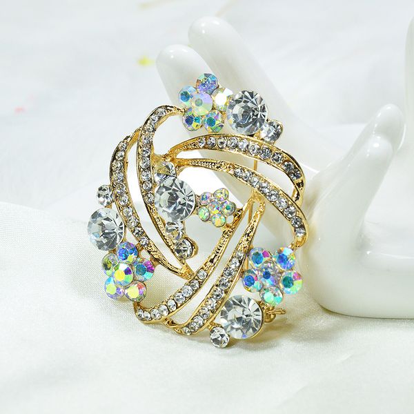 sparkling brooch pin flower loop corsage breast pin round clip with cz zircons crystal rhinestone bling bling, Gray
sparkling brooch pin flower loop corsage breast pin round clip with cz zircons crystal rhinestone bling bling, Gray