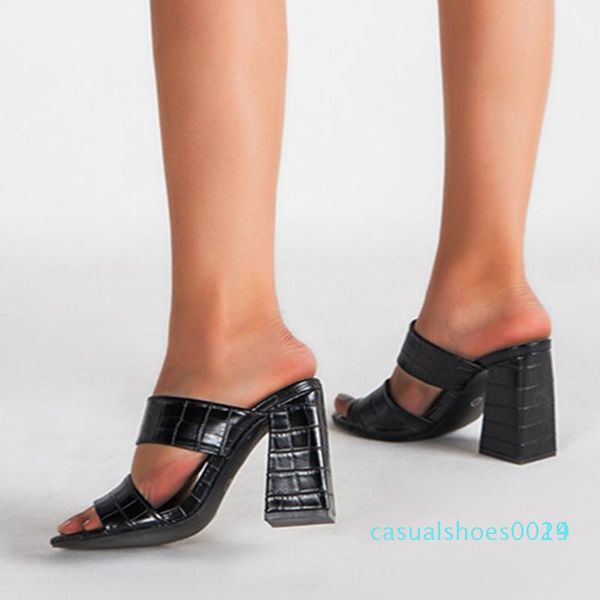 ribetrini round toe new fashion female solid shoes woman outdoor office casual high heel slippers women summer slippers c14, Black
ribetrini round toe new fashion female solid shoes woman outdoor office casual high heel slippers women summer slippers c14, Black