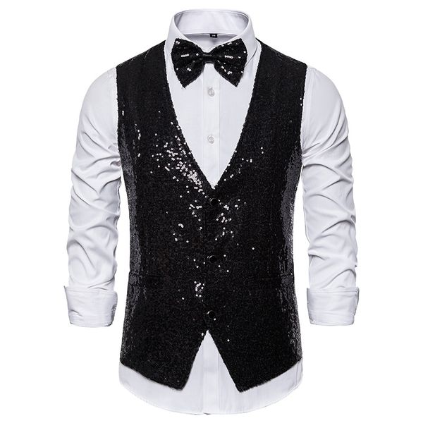 men's vests kissqiqi fashion sequins suit vest men formal dress sleeveless jacket wedding waistcoat, Black;white
men's vests kissqiqi fashion sequins suit vest men formal dress sleeveless jacket wedding waistcoat, Black;white