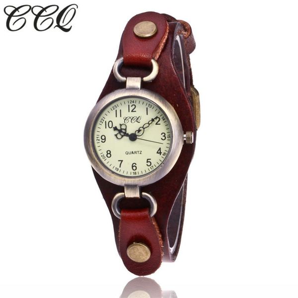 ccq brand fashion vintage cow leather quartz watches women bronze dial casual dress wristwatch clock relogio feminino, Slivery;brown
ccq brand fashion vintage cow leather quartz watches women bronze dial casual dress wristwatch clock relogio feminino, Slivery;brown