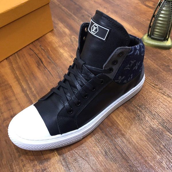 new19 fashion high men's shoes casual breathable sports personality men's shoes business comfortable travel running shoes zapatos, Black
new19 fashion high men's shoes casual breathable sports personality men's shoes business comfortable travel running shoes zapatos, Black