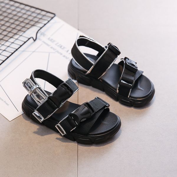 2020 sandals children's shoes black boys' hollowed-out breathable children's shoes girls' fashion thick bottom anti-skid, Black;red
2020 sandals children's shoes black boys' hollowed-out breathable children's shoes girls' fashion thick bottom anti-skid, Black;red