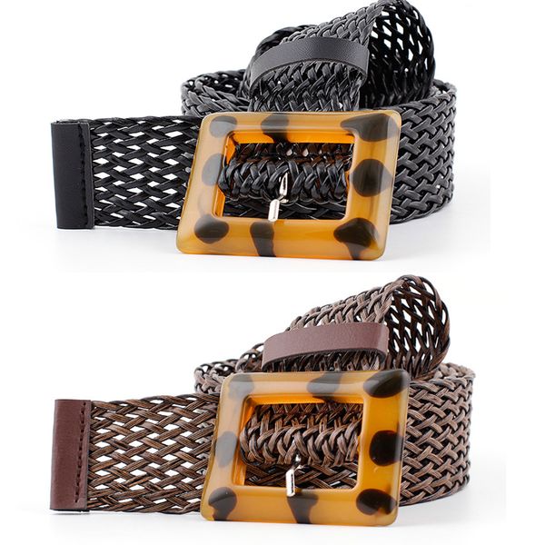 fashion leopard women braid belt female hollow breathable square buckle woven braided waist belt for pants dress bohe straw, Black;brown
fashion leopard women braid belt female hollow breathable square buckle woven braided waist belt for pants dress bohe straw, Black;brown