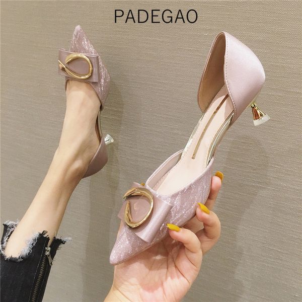 high heels 2020 women shoes bling luxury korean casual heels fashion party kitten, Black
high heels 2020 women shoes bling luxury korean casual heels fashion party kitten, Black