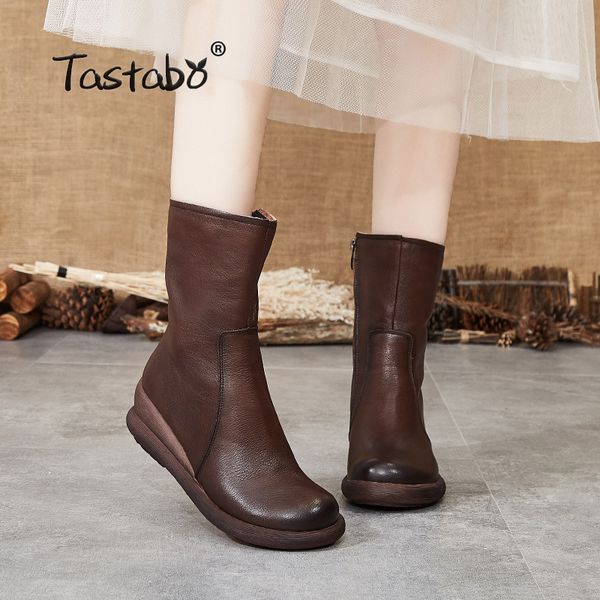 tastabo 2020 autumn and winter women's nude boots vintage mid boots wild casual style s99910 brown black everyday women's shoes
tastabo 2020 autumn and winter women's nude boots vintage mid boots wild casual style s99910 brown black everyday women's shoes