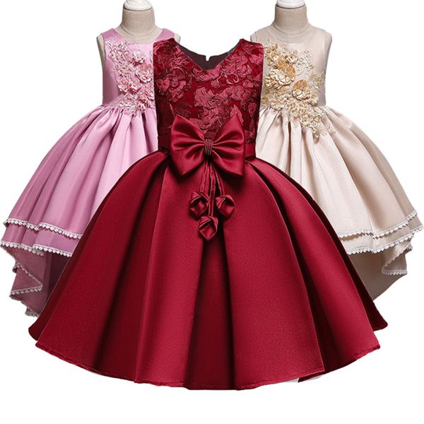 children's girls elegant princess dress christmas children's evening dress flower girl married new year clothing, Red;yellow
children's girls elegant princess dress christmas children's evening dress flower girl married new year clothing, Red;yellow