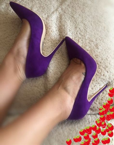 12cm heel womens pumps suede super high heels fetish fashion woman pointed toe dress heels purple black red shoes 2020
12cm heel womens pumps suede super high heels fetish fashion woman pointed toe dress heels purple black red shoes 2020
