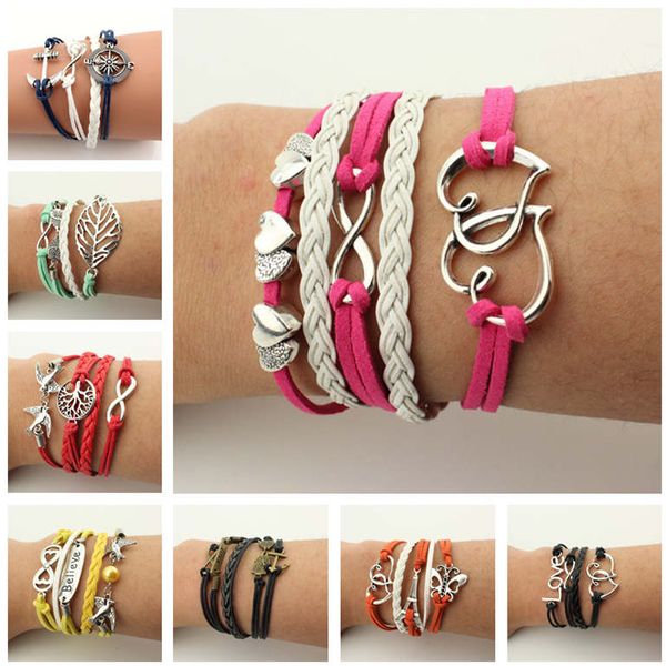 dhl epacket vintage woven bracelet, handmade wax rope woven, new men and women bracelet djfb141 charm bracelets jewelry, Golden;silver
dhl epacket vintage woven bracelet, handmade wax rope woven, new men and women bracelet djfb141 charm bracelets jewelry, Golden;silver