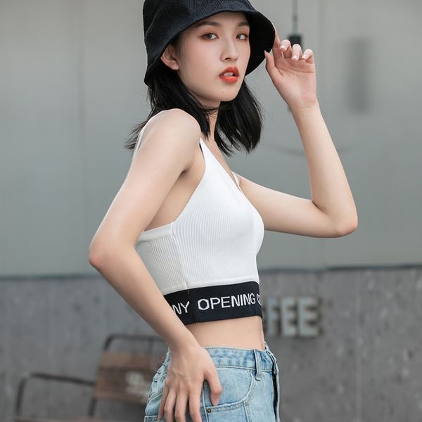 2020 new black and white contrast color women's outdoor camisole vest casual sports sling v-neck slim vest, Camo
2020 new black and white contrast color women's outdoor camisole vest casual sports sling v-neck slim vest, Camo