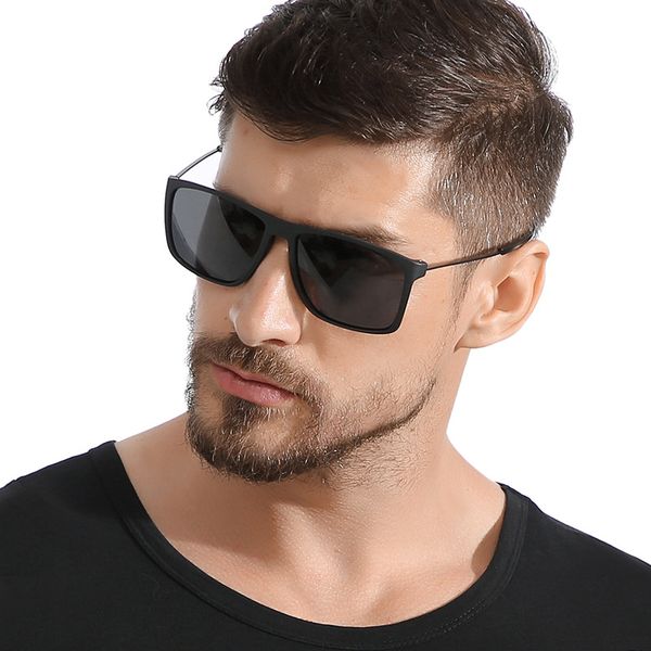 classic brands design new men polarized sunglasses vintage square plastic frame women sunglasses driving glasses uv400, White;black
classic brands design new men polarized sunglasses vintage square plastic frame women sunglasses driving glasses uv400, White;black