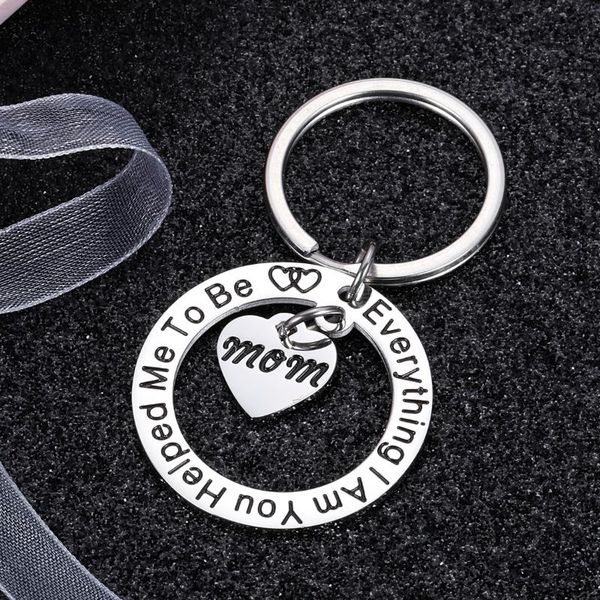 mothers day gifts keychain for mom from daughter son everything i am you helped me to be family key chain pendant keyring gift, Silver
mothers day gifts keychain for mom from daughter son everything i am you helped me to be family key chain pendant keyring gift, Silver