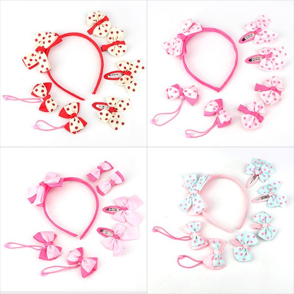 children's hair accessories set headband hairpin rubber band fashion striped dot bow girl hair accessories 7 piece set 8 color, Slivery;white
children's hair accessories set headband hairpin rubber band fashion striped dot bow girl hair accessories 7 piece set 8 color, Slivery;white
