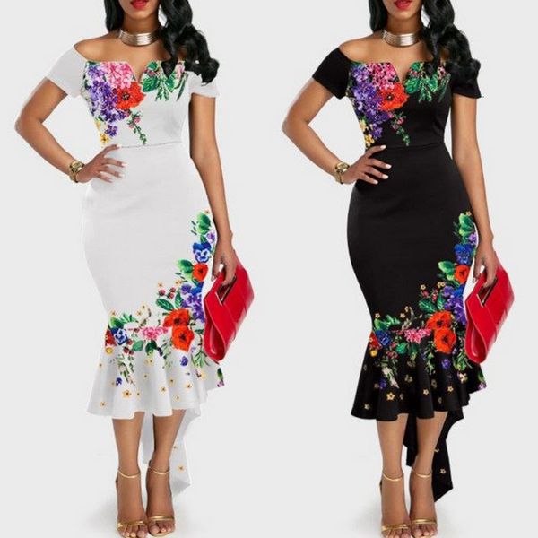 lady womens summer fishtail bodycon off shoulder long dress bridesmaid party printing dress slin high waist v nec dress, Black;gray
lady womens summer fishtail bodycon off shoulder long dress bridesmaid party printing dress slin high waist v nec dress, Black;gray