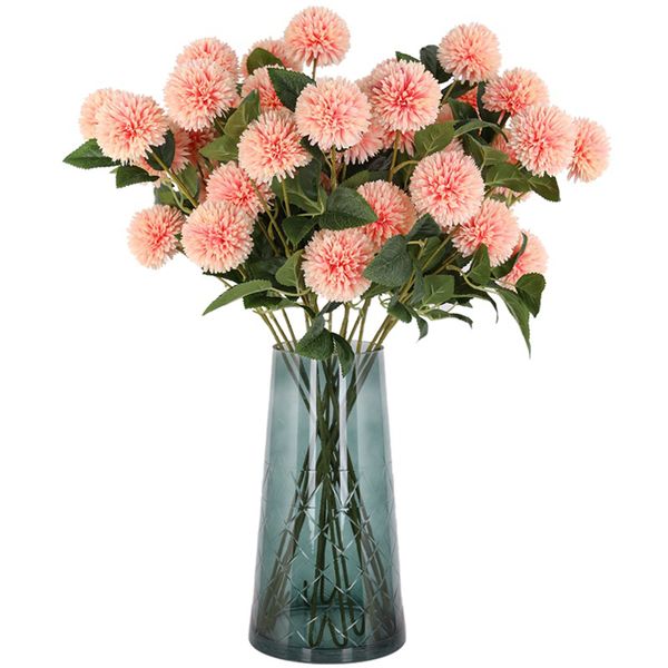 decorative flowers & wreaths artificial branch leaf flower dandelion round bouquet silk home vase
decorative flowers & wreaths artificial branch leaf flower dandelion round bouquet silk home vase