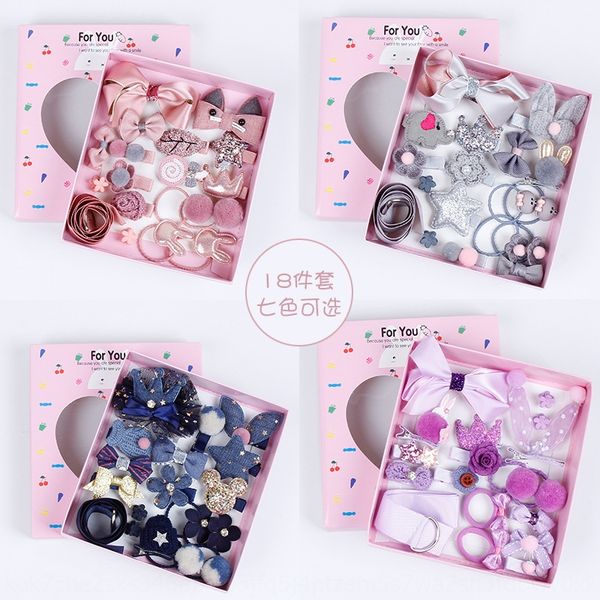 5fmxv new 18-piece gift box set children's headdress headdress hairpin hair accessories korean princess girl hair clip headwear baby si, Slivery;white
5fmxv new 18-piece gift box set children's headdress headdress hairpin hair accessories korean princess girl hair clip headwear baby si, Slivery;white