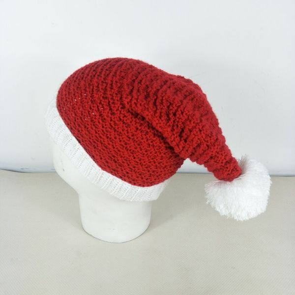 knitted wool christmas woolen christmas hat long children's day red jacquard wool hat, Yellow
knitted wool christmas woolen christmas hat long children's day red jacquard wool hat, Yellow