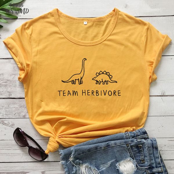team herbivore cute dinosaur t shirt 90s girls harajuku graphic tees fuuny short summer women clothes vegan tshirt drop shipping, White
team herbivore cute dinosaur t shirt 90s girls harajuku graphic tees fuuny short summer women clothes vegan tshirt drop shipping, White