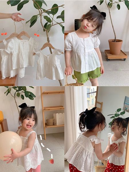 girls' hollowed-out series summer clothing lace children's wear sweet lace shirt 3-8 years old children's wear, White;black
girls' hollowed-out series summer clothing lace children's wear sweet lace shirt 3-8 years old children's wear, White;black