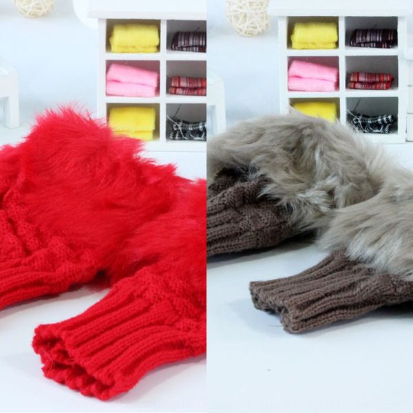autumn and winter warm warm and thickened women's korean style rabbit hair cute half finger gloves wool knitted gloves
autumn and winter warm warm and thickened women's korean style rabbit hair cute half finger gloves wool knitted gloves