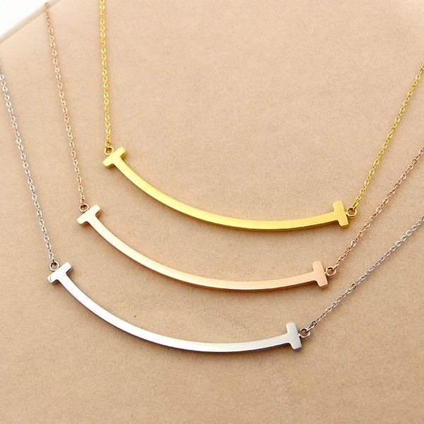 martick trend 316l stainless steel smiling face t letter shape chain necklace for women present never fade fashion jewelry p473, Silver
martick trend 316l stainless steel smiling face t letter shape chain necklace for women present never fade fashion jewelry p473, Silver