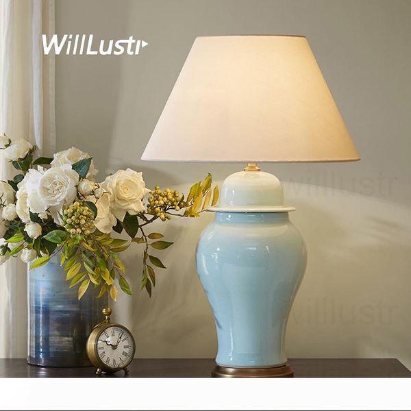 colorful glazed ceramic table lamp ice cracked porcelain jar copper base fabric shade table light study bedside living room lamp
colorful glazed ceramic table lamp ice cracked porcelain jar copper base fabric shade table light study bedside living room lamp