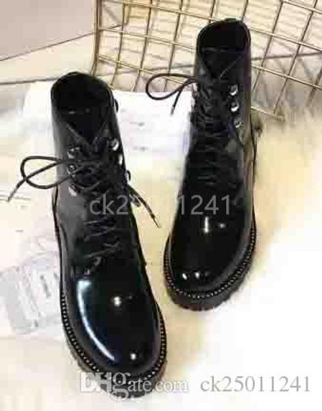 2019 autumn/winter paris fashion week designer women casual shoes round toe coat of paint martin boots buckle strap chunky heel toes ck02, Black
2019 autumn/winter paris fashion week designer women casual shoes round toe coat of paint martin boots buckle strap chunky heel toes ck02, Black