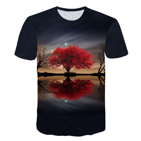 summer male designer cotton tshirts 3d digital tree printed short sleeve casual plus size mens clothing, White;black
summer male designer cotton tshirts 3d digital tree printed short sleeve casual plus size mens clothing, White;black