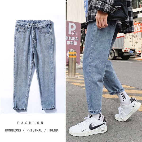 jeans new men male mens men's classic fashions pants denim biker pant slim baggy straight trousers designer, Black
jeans new men male mens men's classic fashions pants denim biker pant slim baggy straight trousers designer, Black