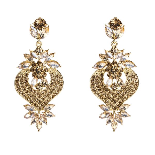 exaggerated fashion alloy diamond multi-layer earrings women's fashion earrings bohemian style, Golden
exaggerated fashion alloy diamond multi-layer earrings women's fashion earrings bohemian style, Golden