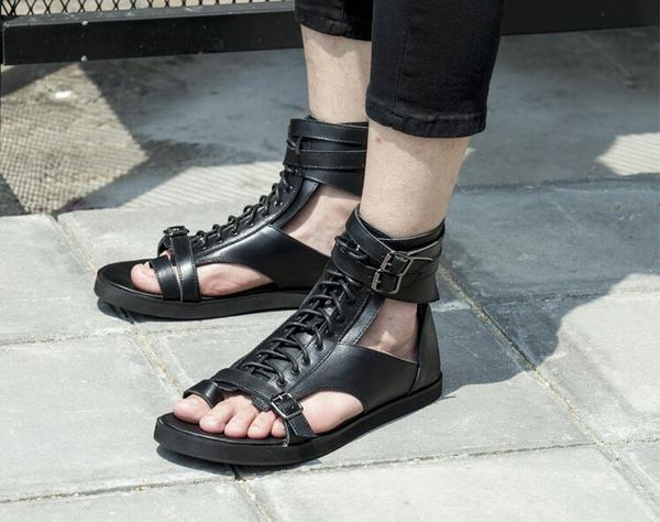 genuine brand men sandals leather men summer shoes fashion lace-up low boots black casual leather slippers for
genuine brand men sandals leather men summer shoes fashion lace-up low boots black casual leather slippers for