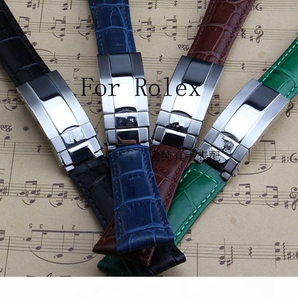new 20mm black green brown blue genuine leather watchband watch strap for role gmt watch with original logo, Black;brown
new 20mm black green brown blue genuine leather watchband watch strap for role gmt watch with original logo, Black;brown