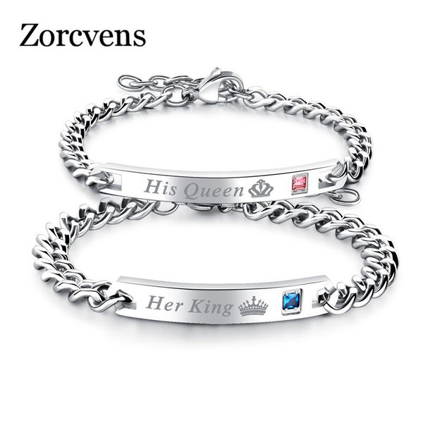 zorcvens her king bracelets his queen couple bracelets with crytal stone boyfriend girlfriend lover jewelry drop shipping, Black
zorcvens her king bracelets his queen couple bracelets with crytal stone boyfriend girlfriend lover jewelry drop shipping, Black