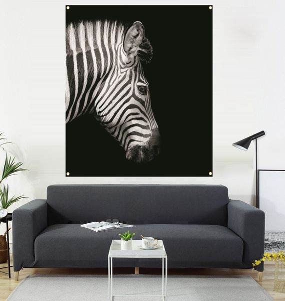 zebra painting hanging flag, living room decoration, sofa background, 600d4 buckle 100 * 100cm
zebra painting hanging flag, living room decoration, sofa background, 600d4 buckle 100 * 100cm