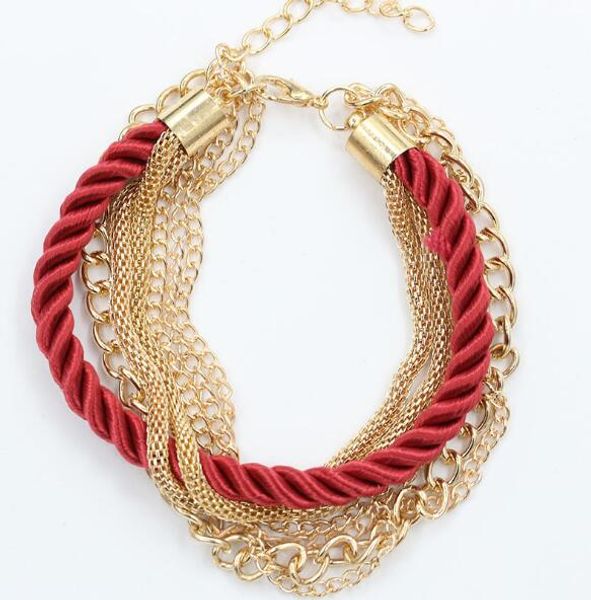 woman charm bracelet weave chains fashion for girls women accessory lady party dress leather cord mutilayer bracelets chain christmas gift, Golden;silver
woman charm bracelet weave chains fashion for girls women accessory lady party dress leather cord mutilayer bracelets chain christmas gift, Golden;silver