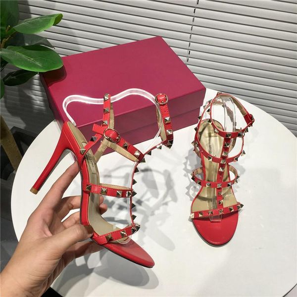 designer female high heels party fashion rivets girls pointed shoes dance shoes wedding shoes double strap sandals, Black
designer female high heels party fashion rivets girls pointed shoes dance shoes wedding shoes double strap sandals, Black