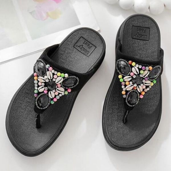 summer slippers women fashion shell clip toe flip flops womens non-slip wedges beach slippers shoes women zapatos de mujer sh480, Black
summer slippers women fashion shell clip toe flip flops womens non-slip wedges beach slippers shoes women zapatos de mujer sh480, Black