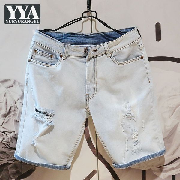 fashion summer hole ripped straight knee length denim shorts men slim fit distressed wash light blue leisure short sweatpants, White;black
fashion summer hole ripped straight knee length denim shorts men slim fit distressed wash light blue leisure short sweatpants, White;black