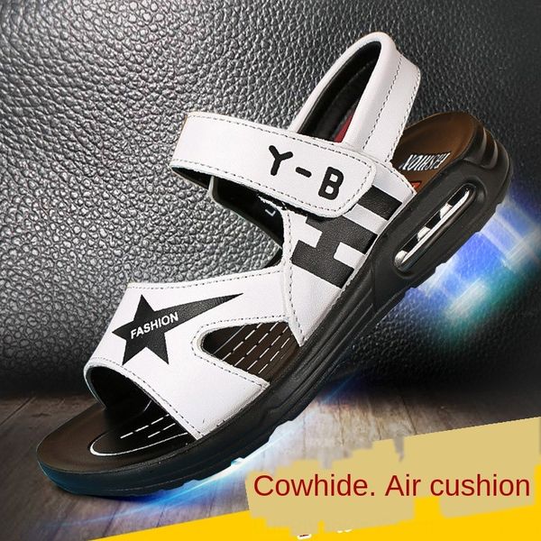 boys' new fashion medium and large cowhide sandals anti-skid leather soft bottom open toe sandals children's shoes children's, Black;red
boys' new fashion medium and large cowhide sandals anti-skid leather soft bottom open toe sandals children's shoes children's, Black;red
