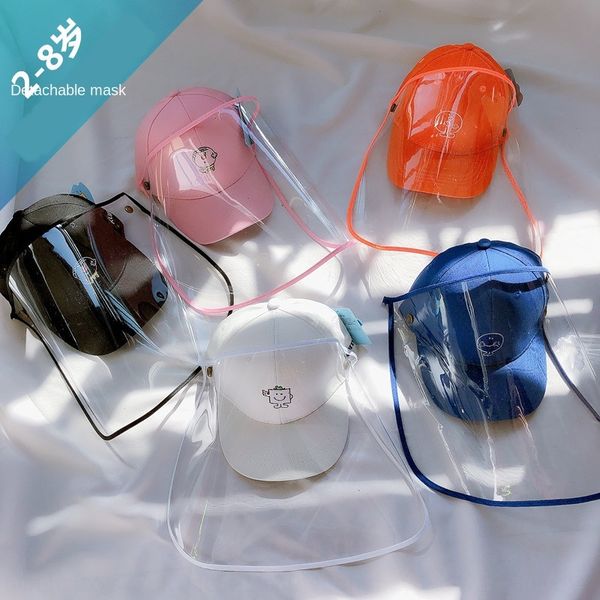 px26v children's protective protection baseball cap protection hat anti-saliva flying foam protective mask detachable children's s, Blue;gray
px26v children's protective protection baseball cap protection hat anti-saliva flying foam protective mask detachable children's s, Blue;gray